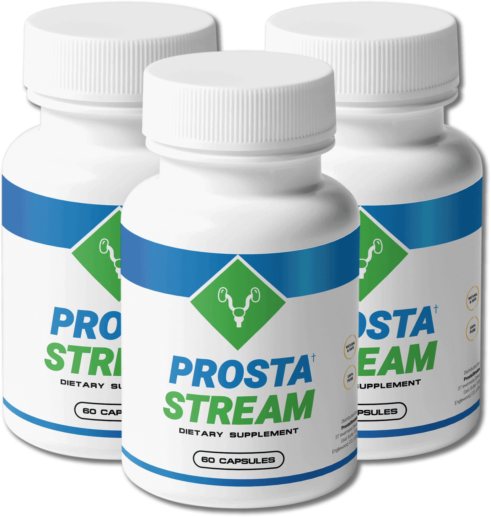 Prostastream supplement bottle for healthy prostate support